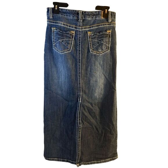 Maurices denim jean skirt 5/6 maxi - Picture 1 of 11